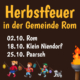 Herbstfeuer 2025 in der Gemeinde Rom