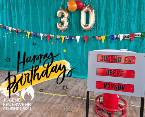 30 Jahre Jugendfeuerwehr Obere Warnow