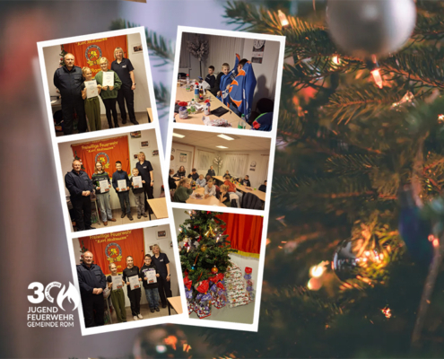 Weihnachtsfeier & Mitgliederversammlung Jugendfeuerwehr Rom