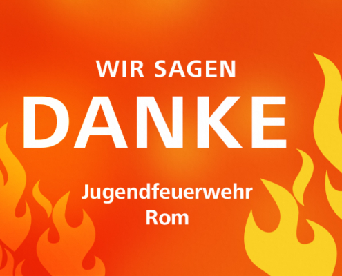 Danke von der Jugendfeuerwehr Rom